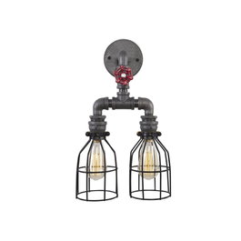 Opviq Lámpara de araña Pp125 Plata y Negro